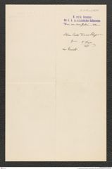 k.k. naturhistorisches Hofmuseum, Intendanzakten 1885-1896 (Hauer), Aktenzahl Z.310.a/1890, Seite 2